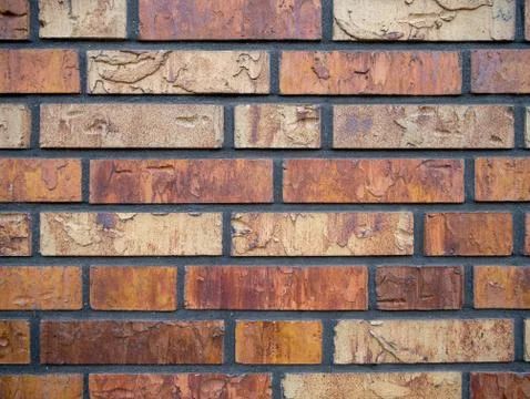 A close up of a brick wall Stock Photos