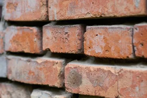 Close-up of a brick wall Stock Photos