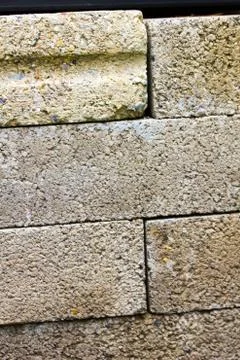 Close-up of a bricked wall Stock Photos