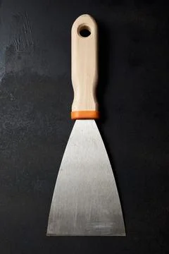 Close-up of a bricklayer's tool Stock Photos
