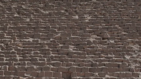 Close up on bricks pyramid Egypt Stock Footage 90921900