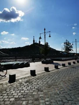 A close up of a bridge Stock Photos