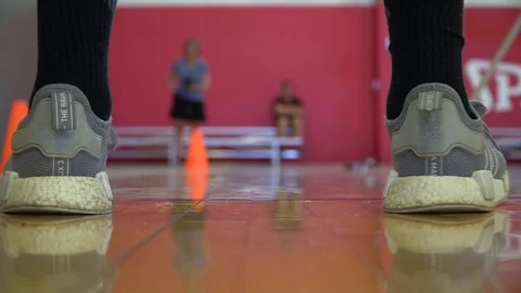 Close up Broad Jump Video stock 77353703