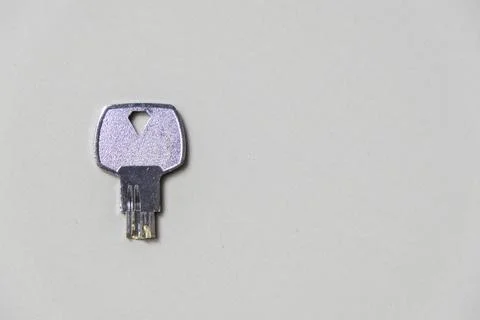 Close-up of broken house key Stock Photos