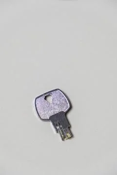 Close-up of broken house key Stock Photos