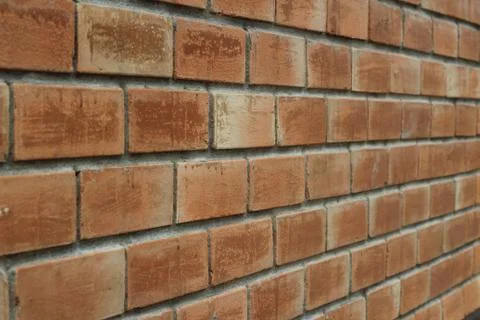 Close-up brown brick background Stock Photos