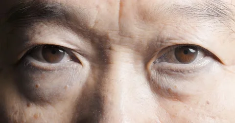 Close up of brown eyes Stock Footage 142776204