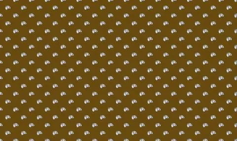 Close-up of brown fabric with small white and blue floral pattern Stock Illustration