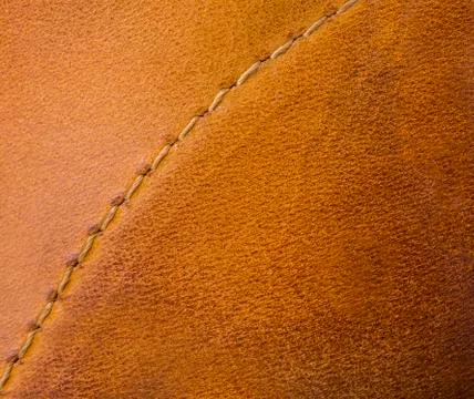 Close up brown leather Stock Photos