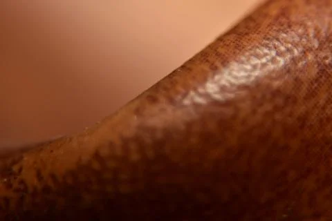 Close up of brown leather texture background macro photography Stock Photos