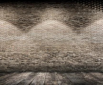 Close up brown rustic brick Stock Photos