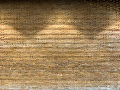 Close up brown rustic brick Stock Photos