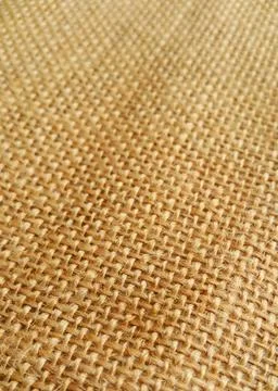 Close up of brown sackcloth texture for background Stock Photos