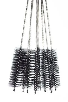 Close-up of brushes for cleaning test tubes Stock Photos