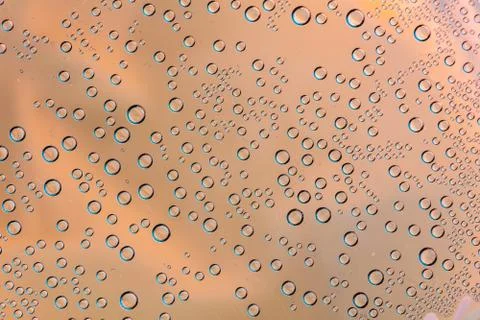 Close up of bubble drops pattern 写真素材