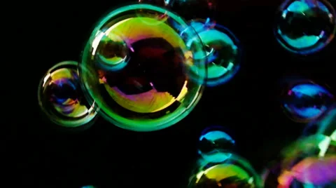 Close-up bubble Stock Footage 37306432