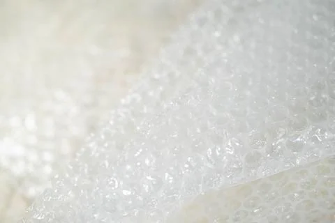 Close-up of Bubble Wrap Foto stock