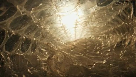 Close Up of Bubble Wrap Texture for Packaging Solutions Stock Photos