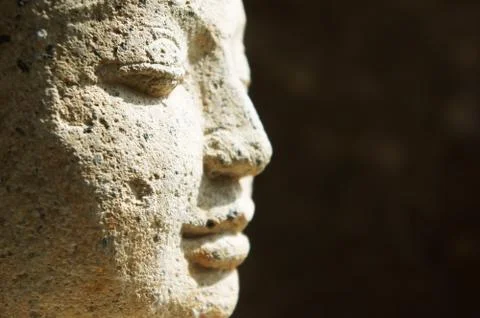 Close of of buddha face Stock Photos
