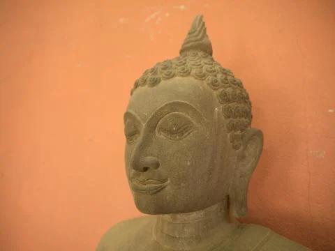 Close up buddha statue. Foto stock