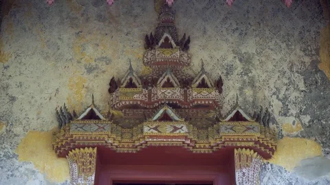 Close up of buddhist temple Stock Footage 83231338