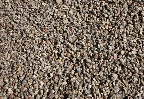 Close up of builders aggregate stones. Stock Photos