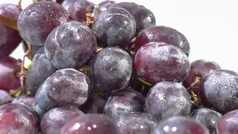 Close up of a bunch of grapes Stock Footage 159617769