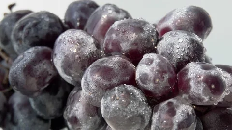 Close up of a bunch of grapes Stock Footage 159617837