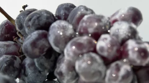 Close up of a bunch of grapes Stock Footage 159617872