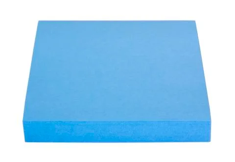 Close-up of a bundle of adhesive notes Foto stock
