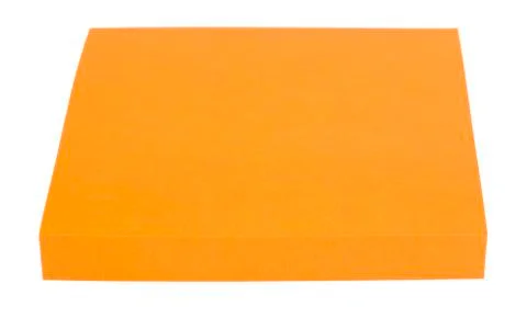 Close-up of a bundle of adhesive notes Foto stock