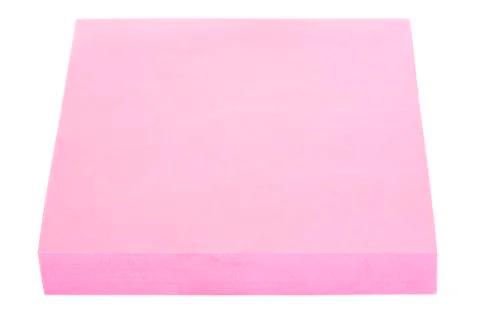 Close-up of a bundle of adhesive notes Foto stock