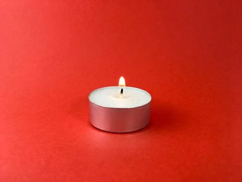 Close-up of a burning candle Stock Photos