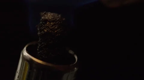 Close-up of burning flame Stock Footage 65874213