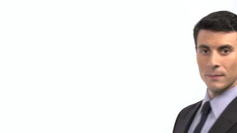 Close up to a businessman  Video stock 210399789