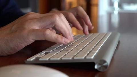 Close Up Of Businessman Typing. Stock Footage 69787270