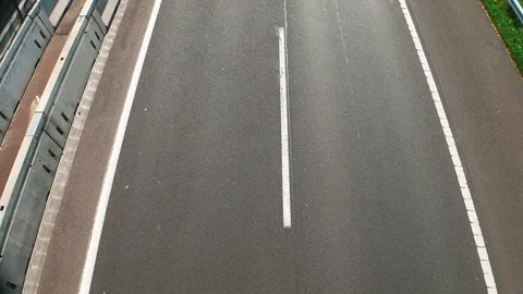 Close up Busy Highway Plan View Time Lapse Stock Footage 90794662