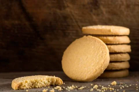 Close up of butter biscuits Stock-Fotos