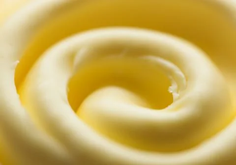 Close up of butter curl Stock Photos