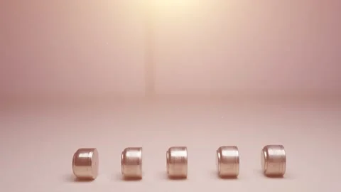 Close up on Button battery. Used in hearing aids. Video stock 143808509