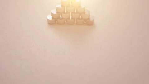 Close up on Button battery. Used in hearing aids. Video stock 143816044