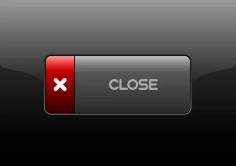 Close Button Stock Illustration