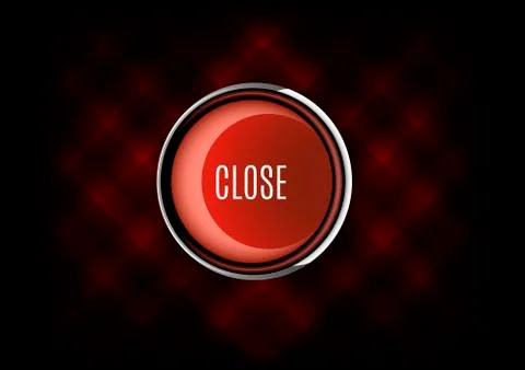 Close Button 스톡 일러스트