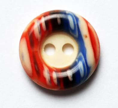 Close up on button isolated Stock Photos