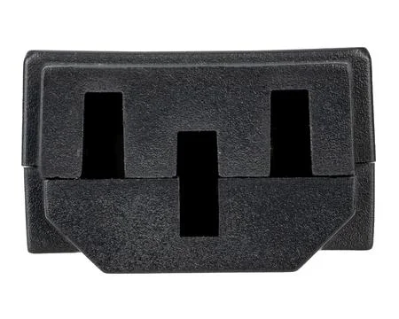 Close Up of C13 Socket Connector Foto stock