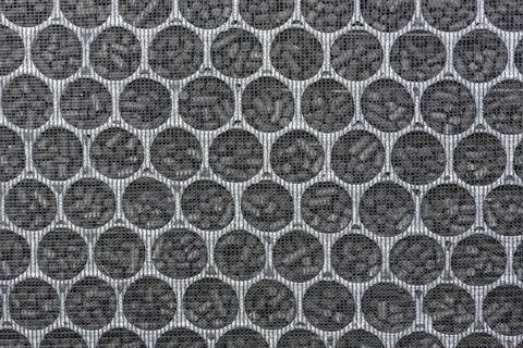 Close up of Cabon filter inside HEPA filter for remove numerous airborne dust Stock Photos