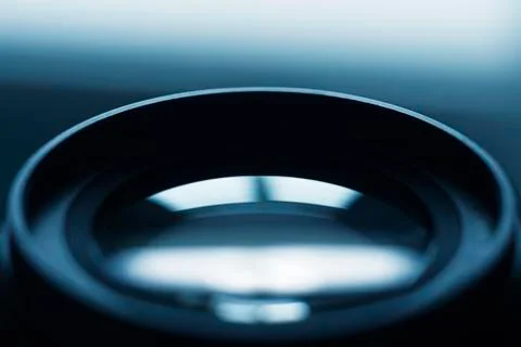 Close up camera lens, camera lens background Stock Photos