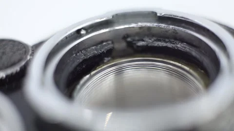 Close-up of a camera lens Stock Footage 171330813