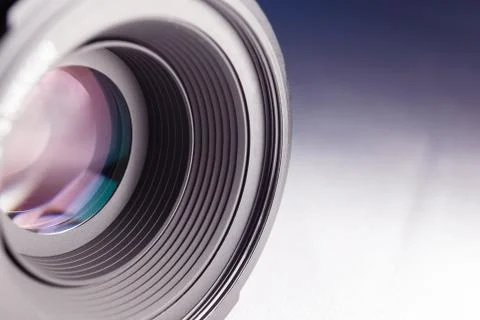 Close Up Of Camera Lens Stock Photos