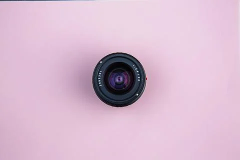 Close up of a camera a lens Stock Photos